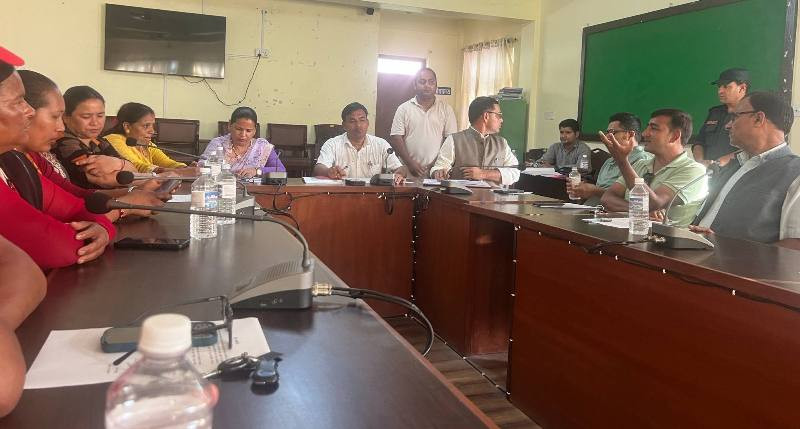 जिल्ला विपत् व्यवस्थापन समितिको अनुमतिमा ढुङ्गा गिटी, बालुवा उत्खनन गरिएको