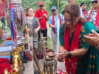 वालिङमा विहिबारदेखि श्याम स्मृति फुटबल प्रतियोगिता सुरु
